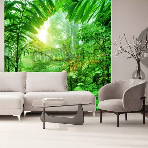 Fototapete Heller Dschungel