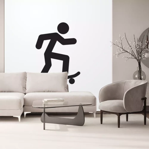 Sticker Skateboard-Symbol Abbildung