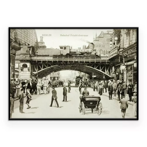 Poster Das alte Berlin in Sepiatönen