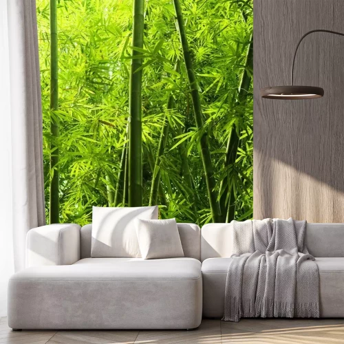 Sticker Wald mit Bambus