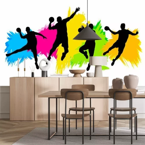 Fototapete Handballspieler