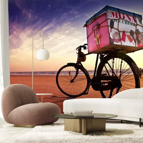 Fototapete Fahrrad auf Sand