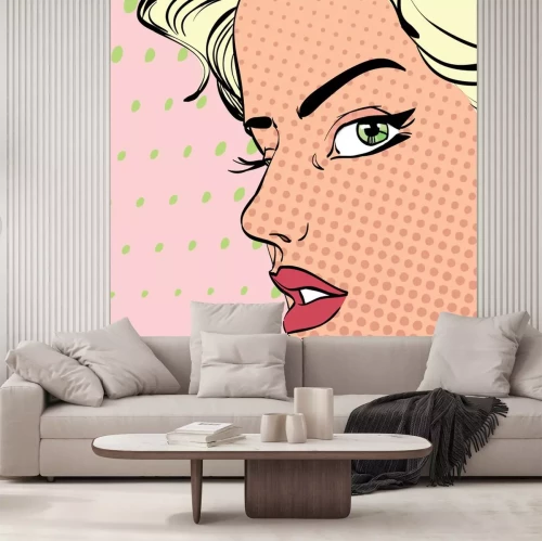 Sticker Comic-Portr?t im Liechtensteiner Stil