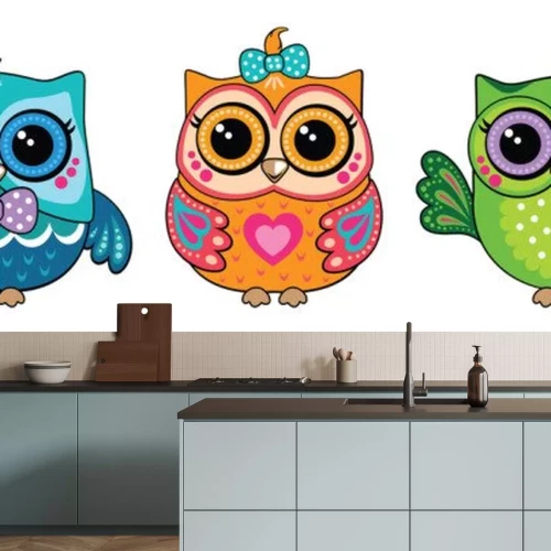 Sticker Niedliche Eule