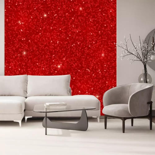 Fototapete Ein glitzernder roter Hintergrund