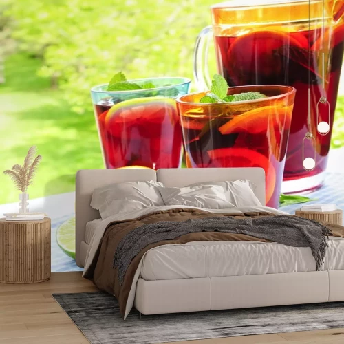 Sticker Fruit Punch Krug und Gläser