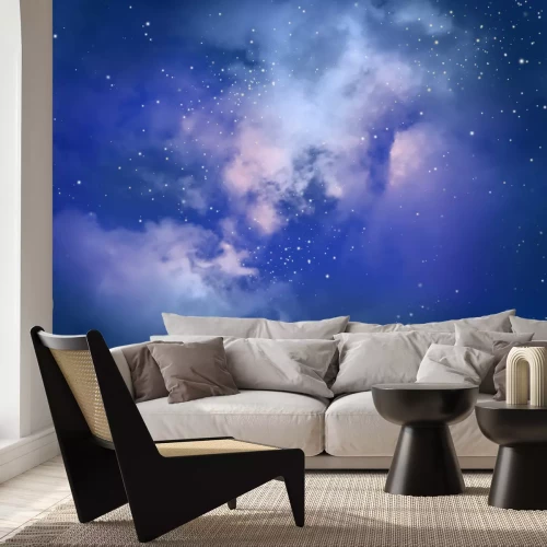 Fototapete Sterne und Wolken