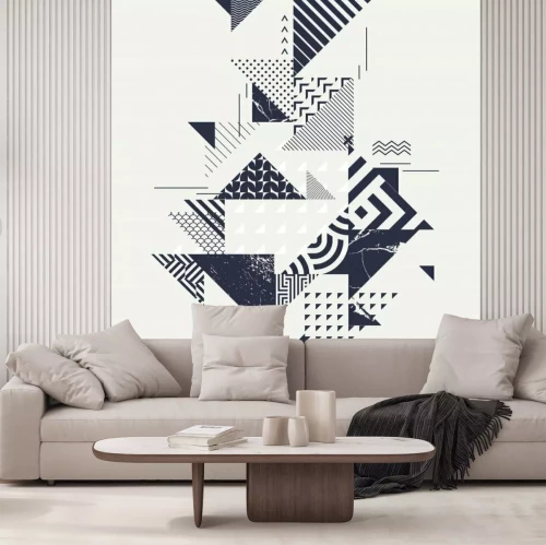 Fototapete Abstrakte Kunst Geometrischer Minimalismus Muster