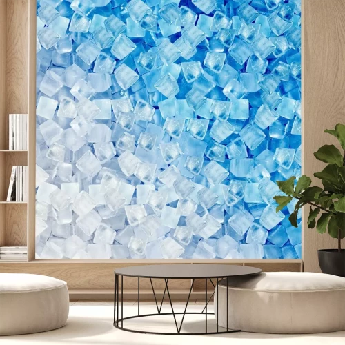 Fototapete Zweifarbige Eiswürfel