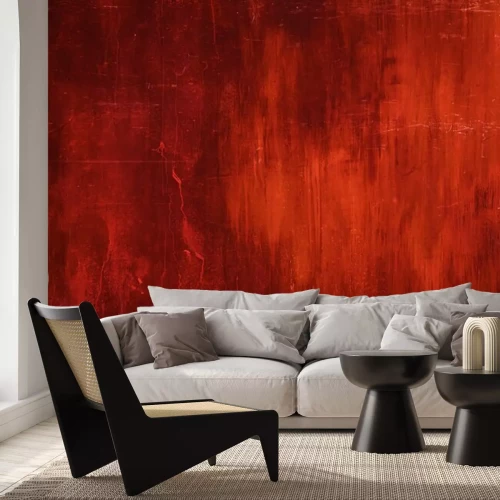 Fototapete Rote Wandstruktur