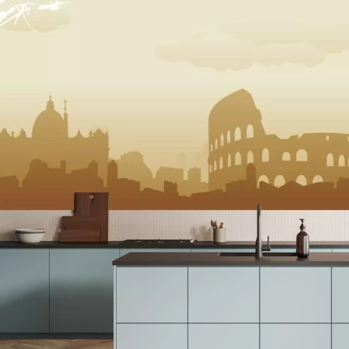 Sticker roma Skyline