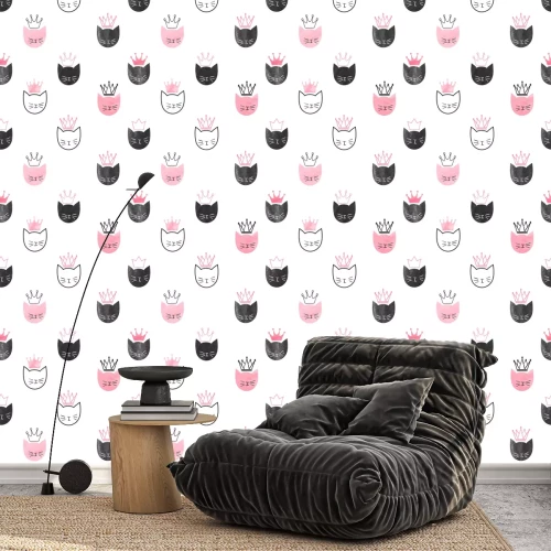 Tapete Katzenprinzessinnen