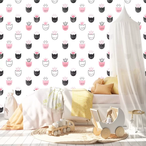 Tapete Katzenprinzessinnen