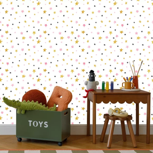 Tapete Glitzersterne am Himmel