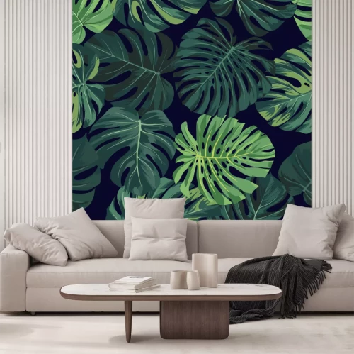 Fototapete Dschungel und Blätter