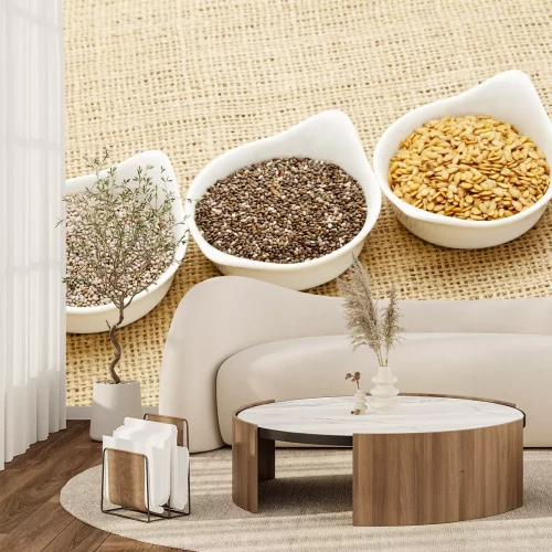 Fototapete Gewürze in Schalen