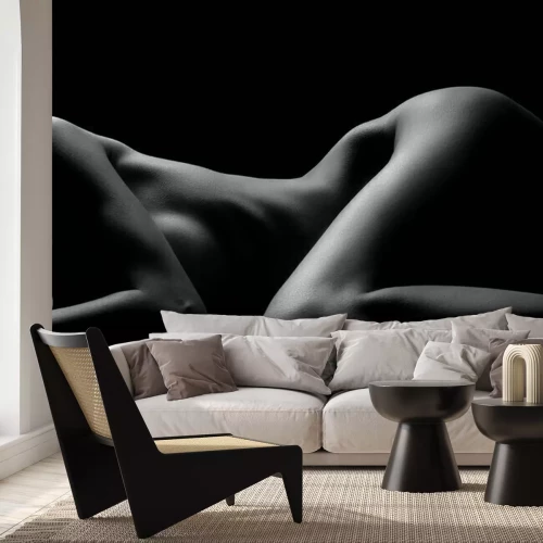 Fototapete Nackte Frau auf einem künstlerischen Foto