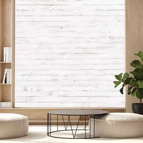 Sticker Schmale weiß getünchte Bretter