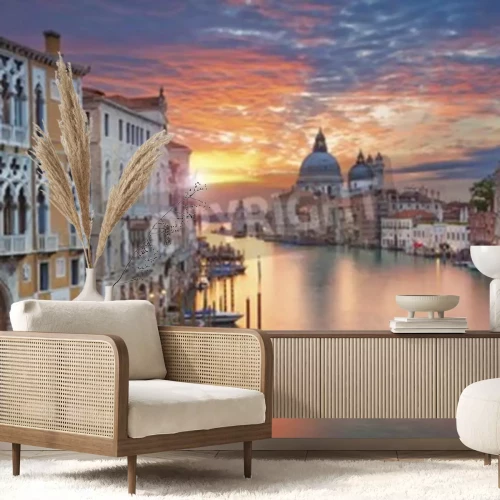 Fototapete Sonnenaufgang in Venedig