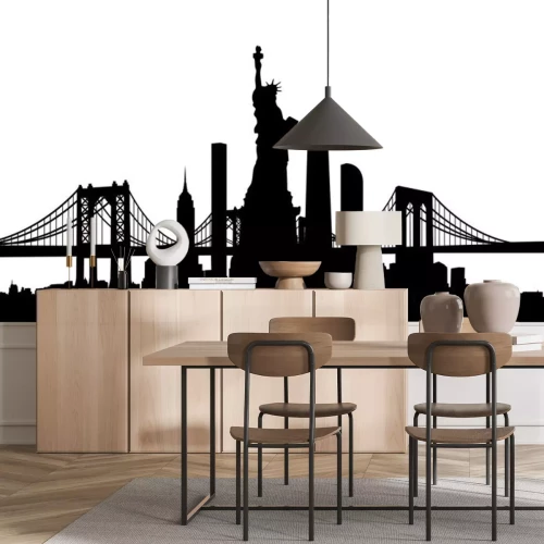 Sticker New York City Skyline Vektor