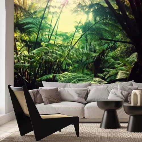 Fototapete Dschungel im Retro-Stil