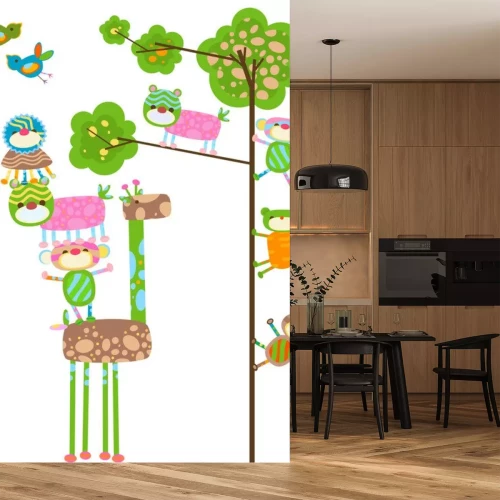 Sticker niedlichen Tiere Design