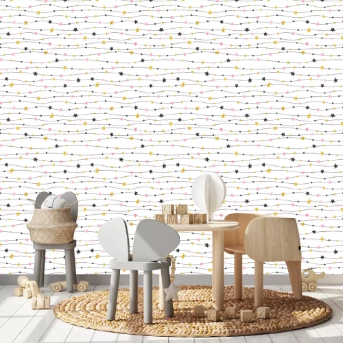 Tapete Ketten von Sternen