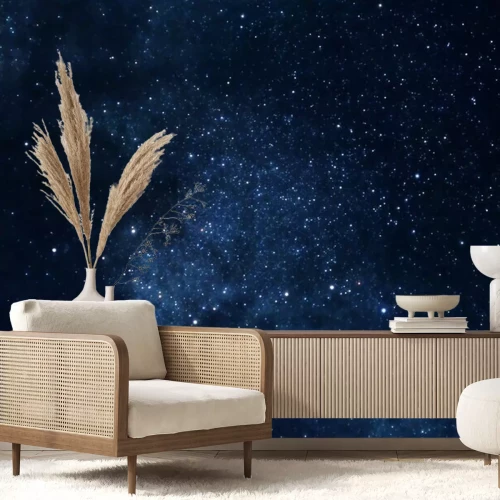 Fototapete Weltraum mit funkelnden Sternen