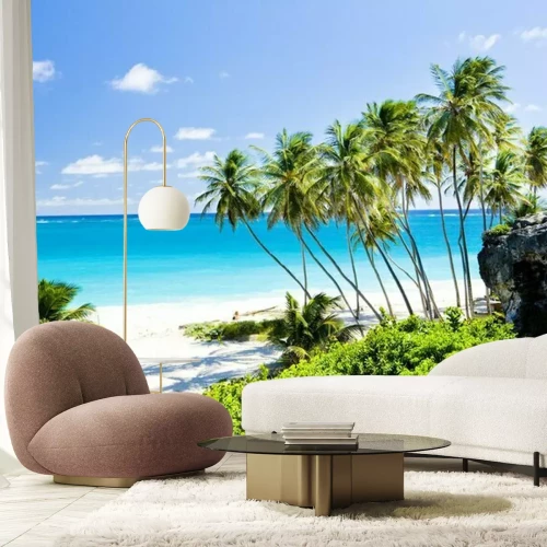 Fototapete Karibik und türkisfarbenes Meer