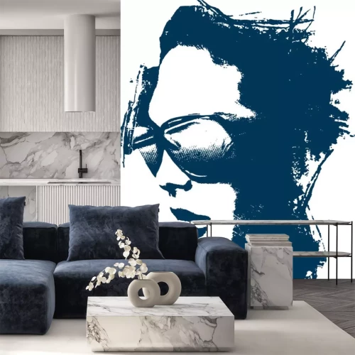 Sticker Fancy Woman Illustration