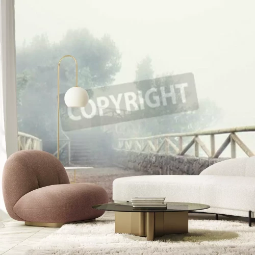 Fototapete Brücke im nebel