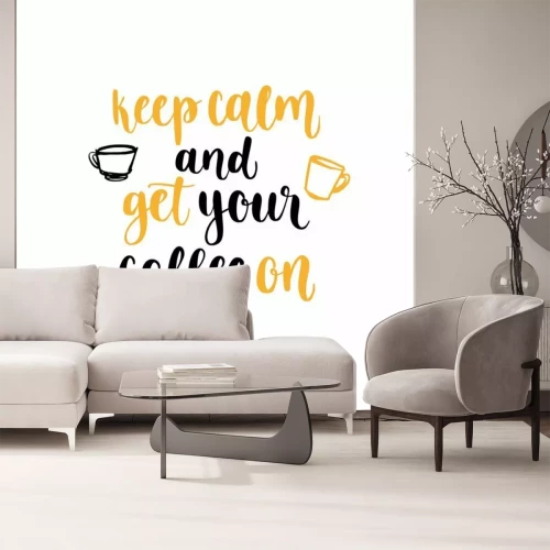 Sticker Motivierendes Kaffeeschild