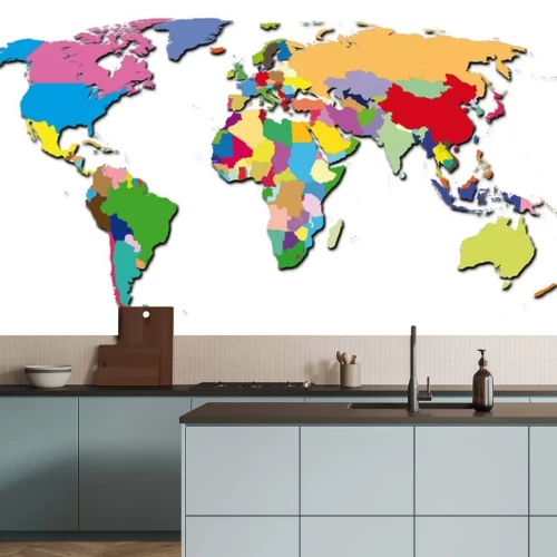 Sticker Welt-Farben