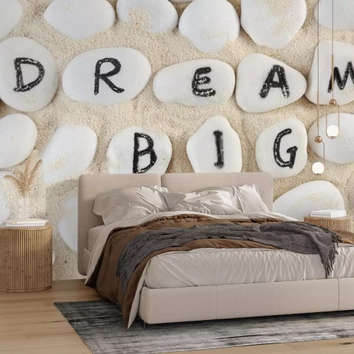 Sticker Träumen Sie große Worte