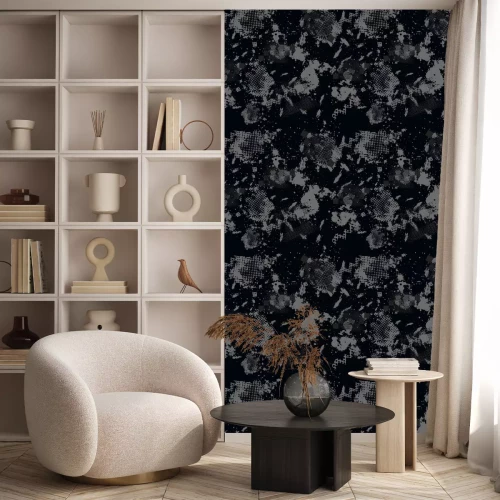 Tapete Camouflage Muster Hintergrund nahtlose Vektor-Illustration. Klassische Kleidung Stil Maskierung camo Wiederholung drucken. Grün braun schwarz olivfarben wald textur