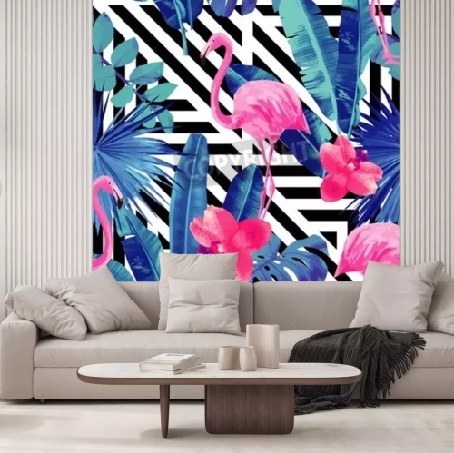 Fototapete Natur und geometrischer Hintergrund