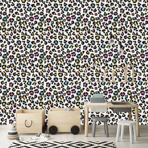 Tapete Buntes Gepardmuster