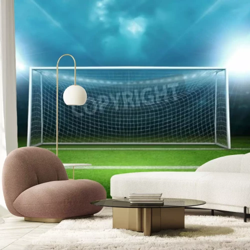 Fototapete Strafstoß im Spiel