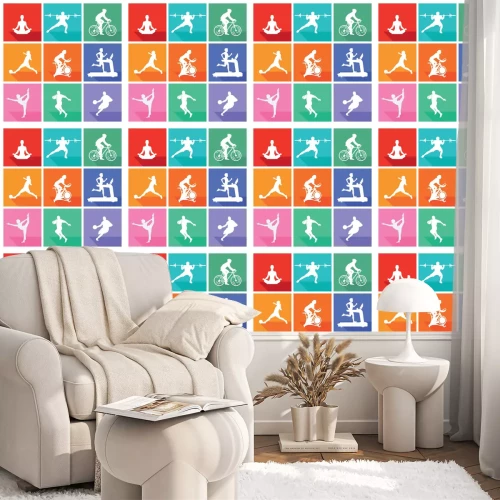 Tapete Sport und Freizeit Kollektion isoliert