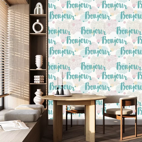 Tapete Französische Grußformel