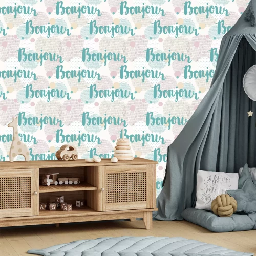 Tapete Französische Grußformel