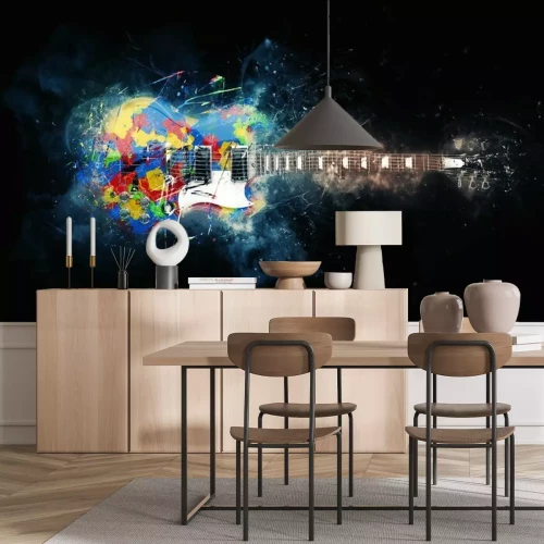 Fototapete Abstrakte Gitarre