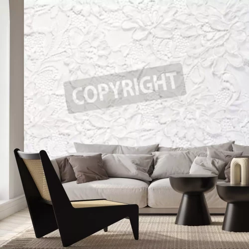 Fototapete Weiße Spitzen