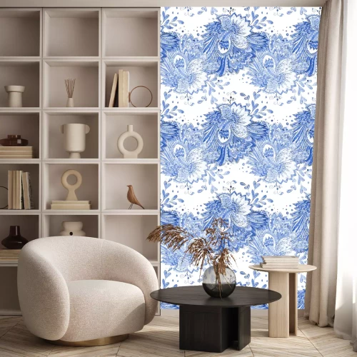 Tapete Monochrome nahtlose Textur mit magischen Muster. Aquarellmalerei