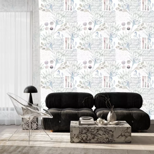 Tapete Floral nahtlose Muster. Grunge hintergrund