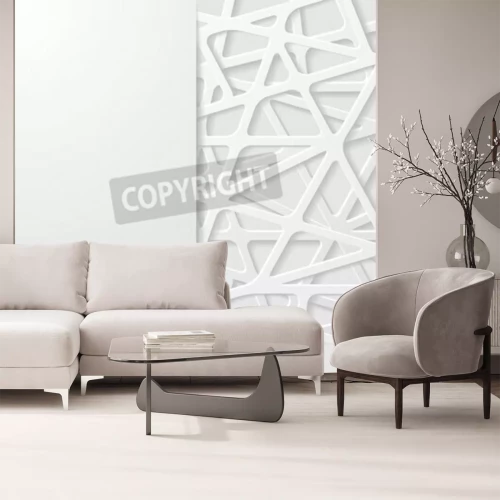 Fototapete Futuristisches Muster 3D