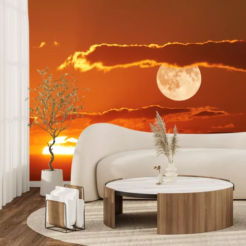 Fototapete Orange Sonnenaufgang