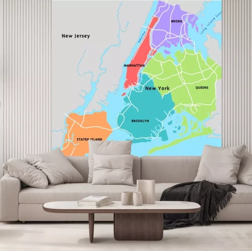 Sticker New York Bezirke