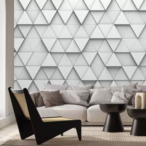 Fototapete Geometrisches 3D-Dreiecksmuster