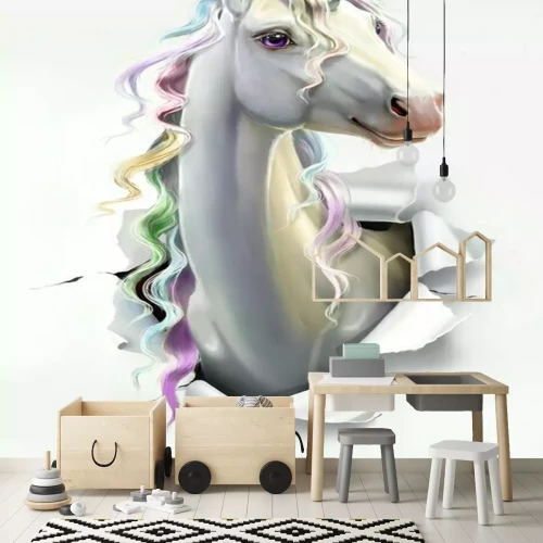 Sticker Fantasy Art Fee Einhorn